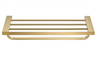 Полка для полотенец Milacio Ultra MCU.955.GD брашированное золото